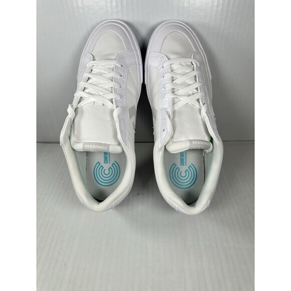 Size 10 Converse Sport Casual Ox Premium Shoes A10546F White Barely Gray Mens - Picture 6 of 8